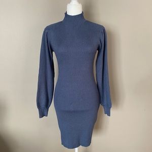 NWOT Long Sleeve Stretch Knit Sweater Dress